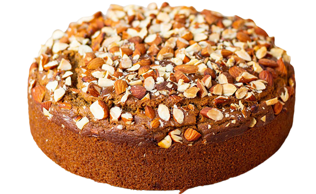 Atta Jaggery Cake